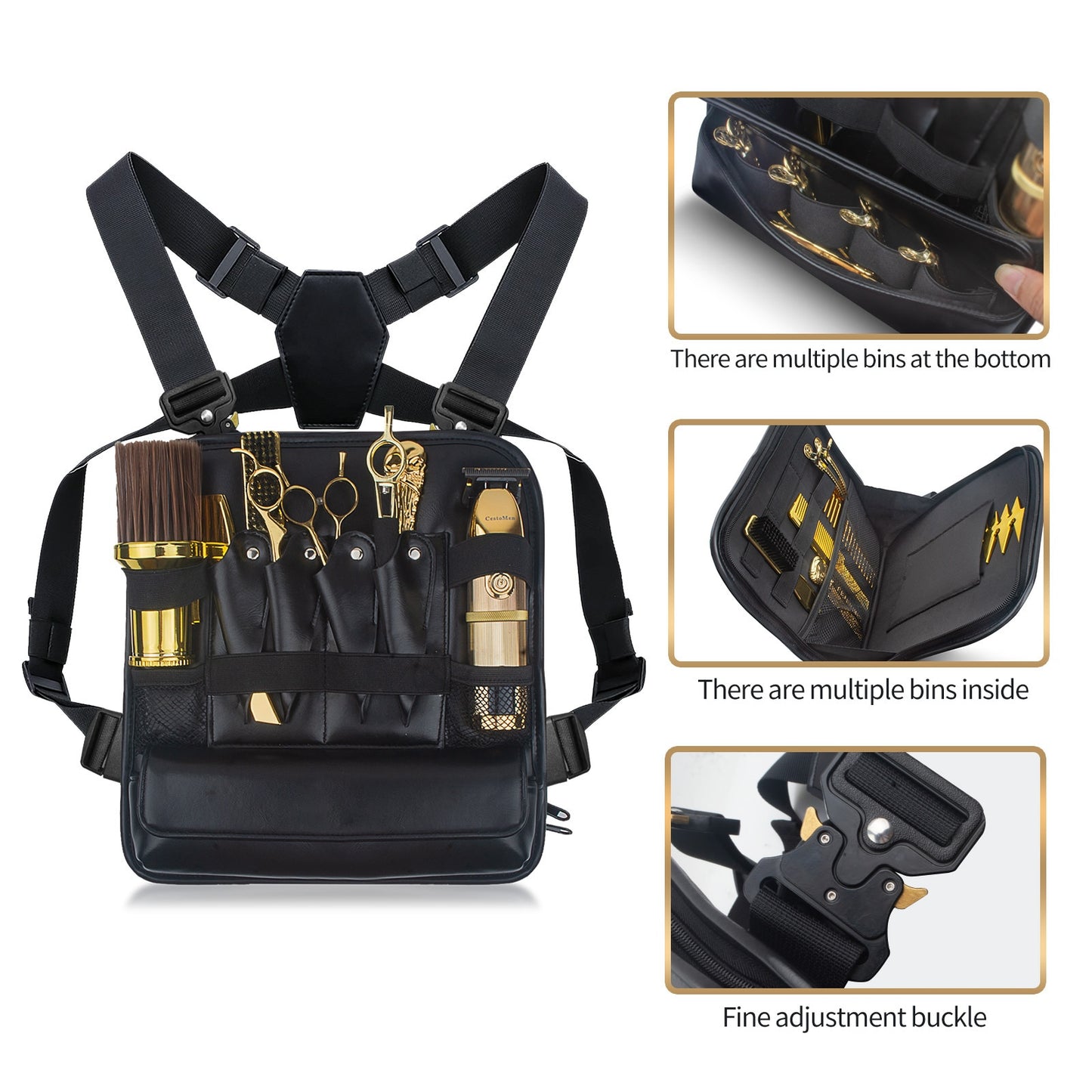 NEWEST Leather Fashionable Functional Chest Rigs Bag - HAB - Hair And Beauty