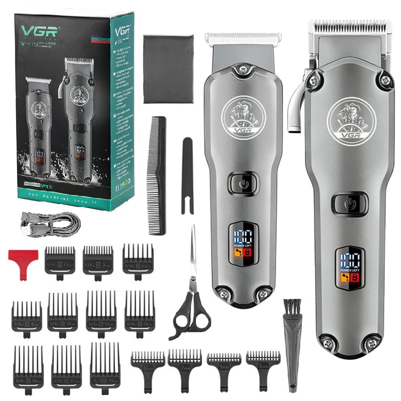 VGR Cordless Combo Kit Hair Trimmer - HAB - Hair And Beauty