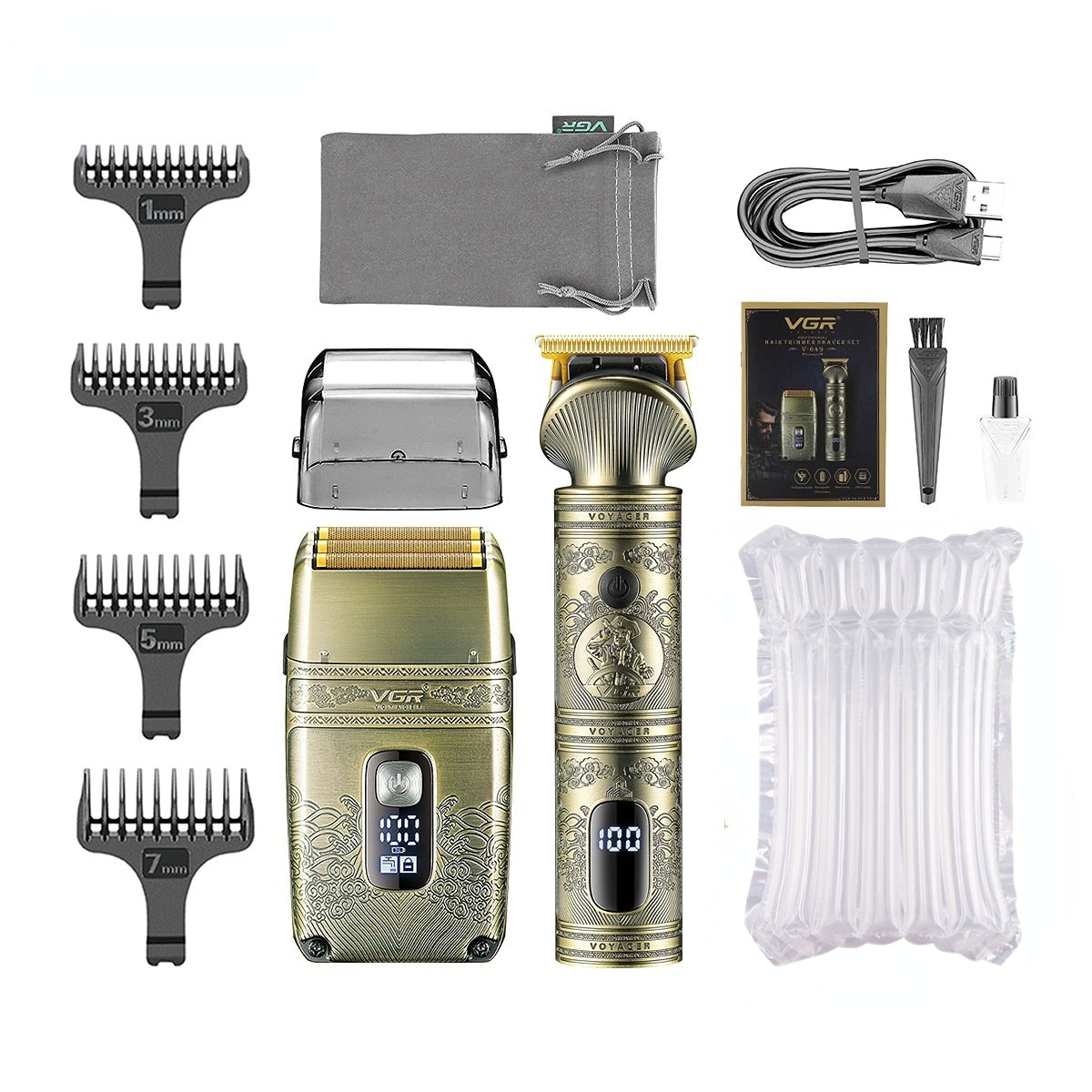 VGR V-649 Professional Hair Trimmer Shaver - HAB - Hair And Beauty