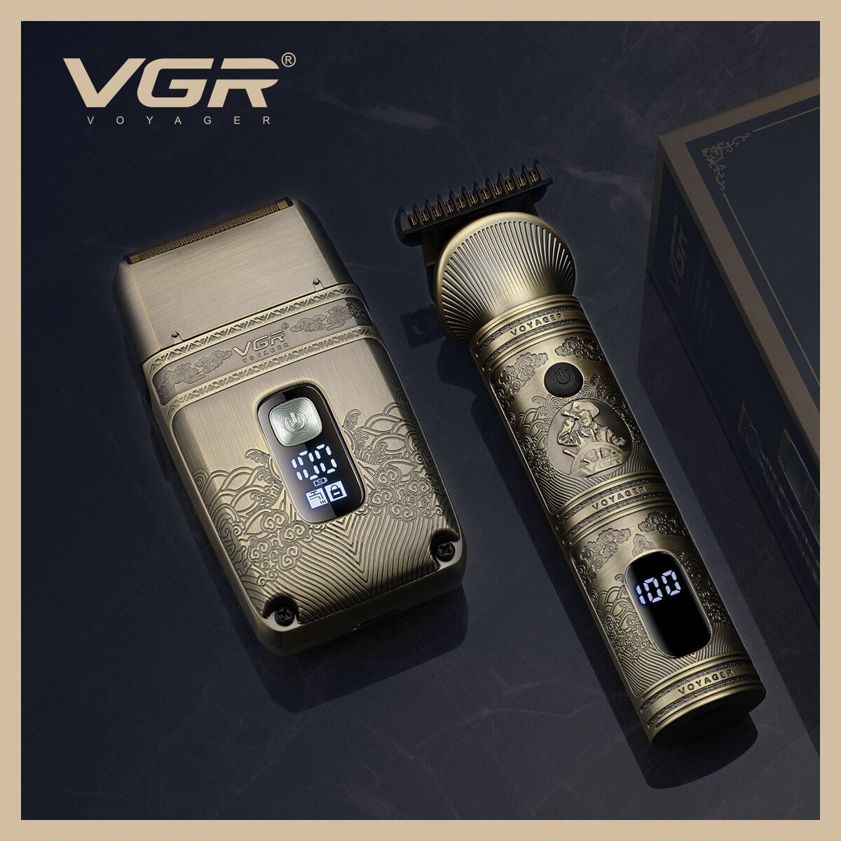 VGR V-649 Professional Hair Trimmer Shaver - HAB - Hair And Beauty