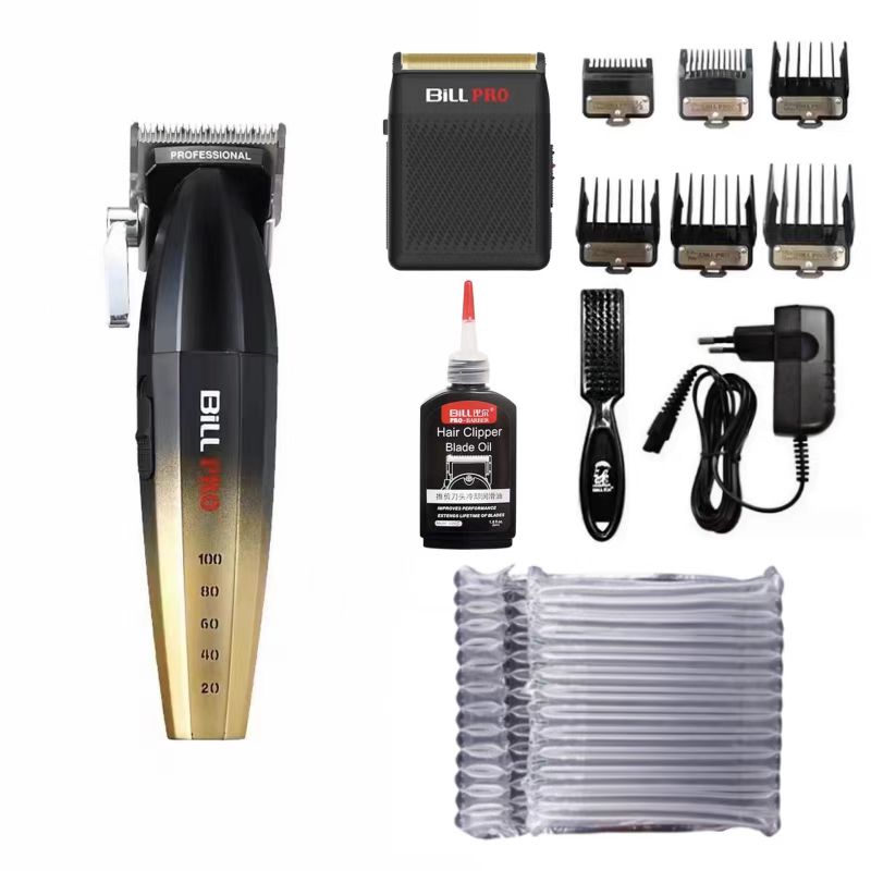 BILL PRO BL600 hair clipper. Professional men&#39;s hair clipper, men&#39;s beard trimmer, high-end beauty salon modeling tool set. - HAB - Hair And Beauty