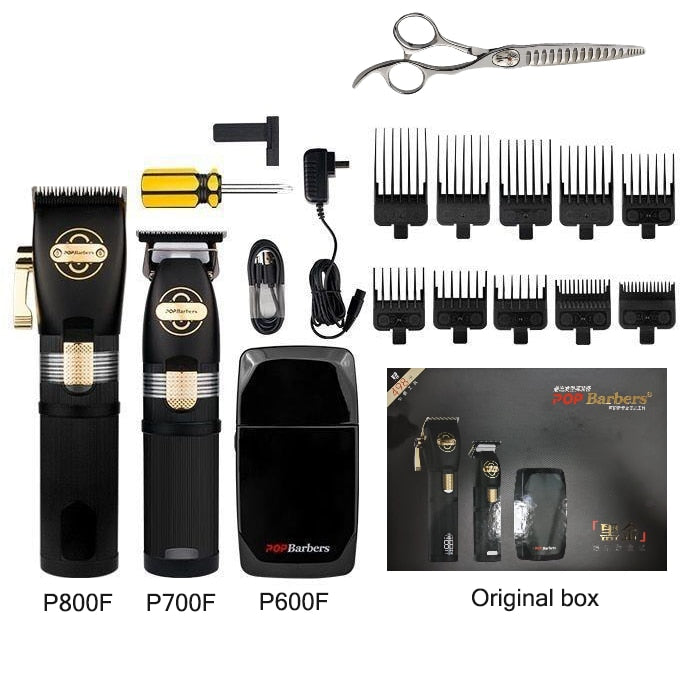 POP Barbershop Professional Hair Clipper Set - HAB - Hair And Beauty