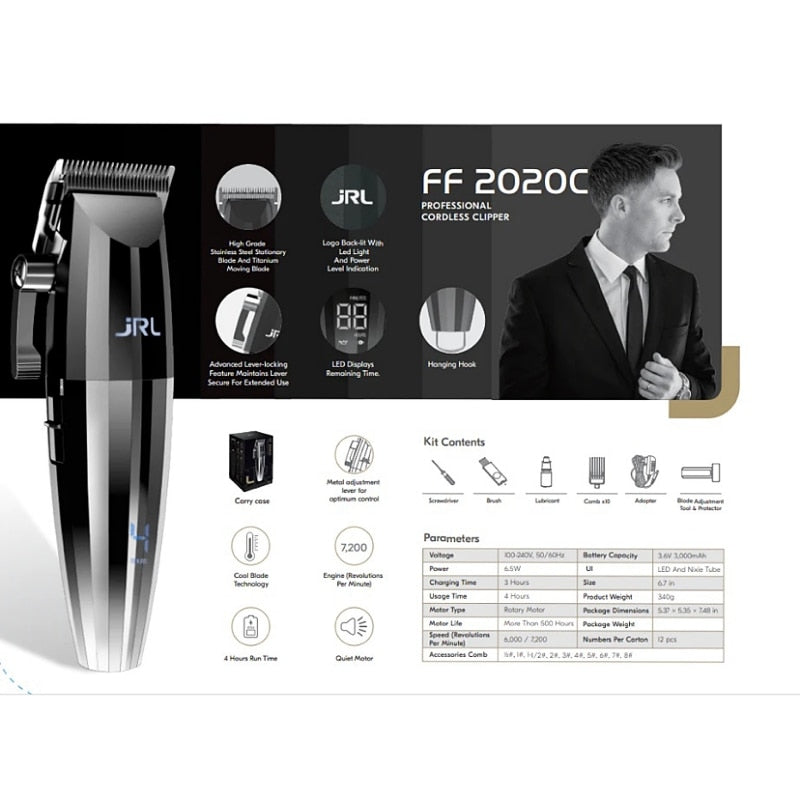 JRL Professional Hair clipper - HAB - Hair And Beauty