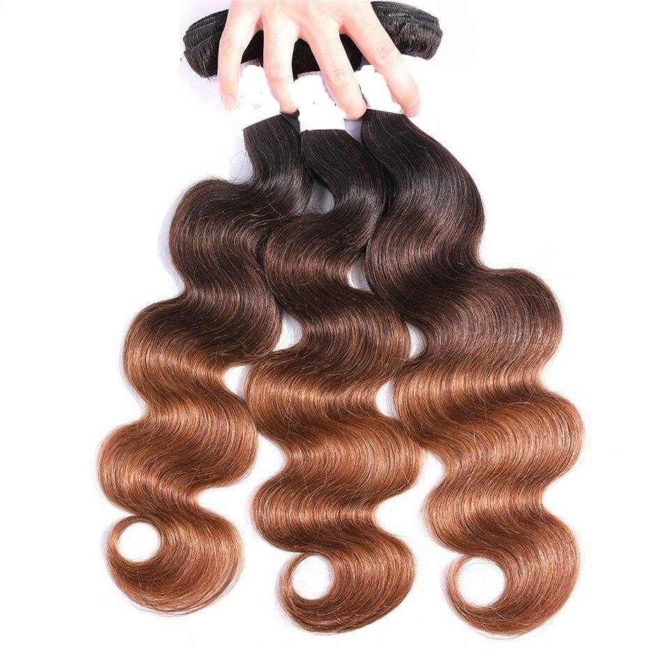 10A Grade 10A Grade Body Wave 1B/4/30 BUNDLES with CLOSURES & FRONTALS - HAB 