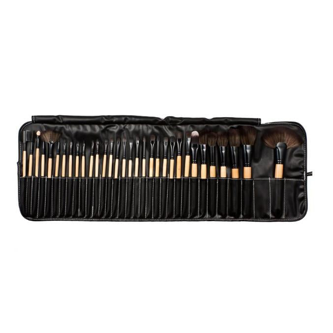 Sculptor 32 Piece High Quality Wooden Makeup Brush Set - HAB 