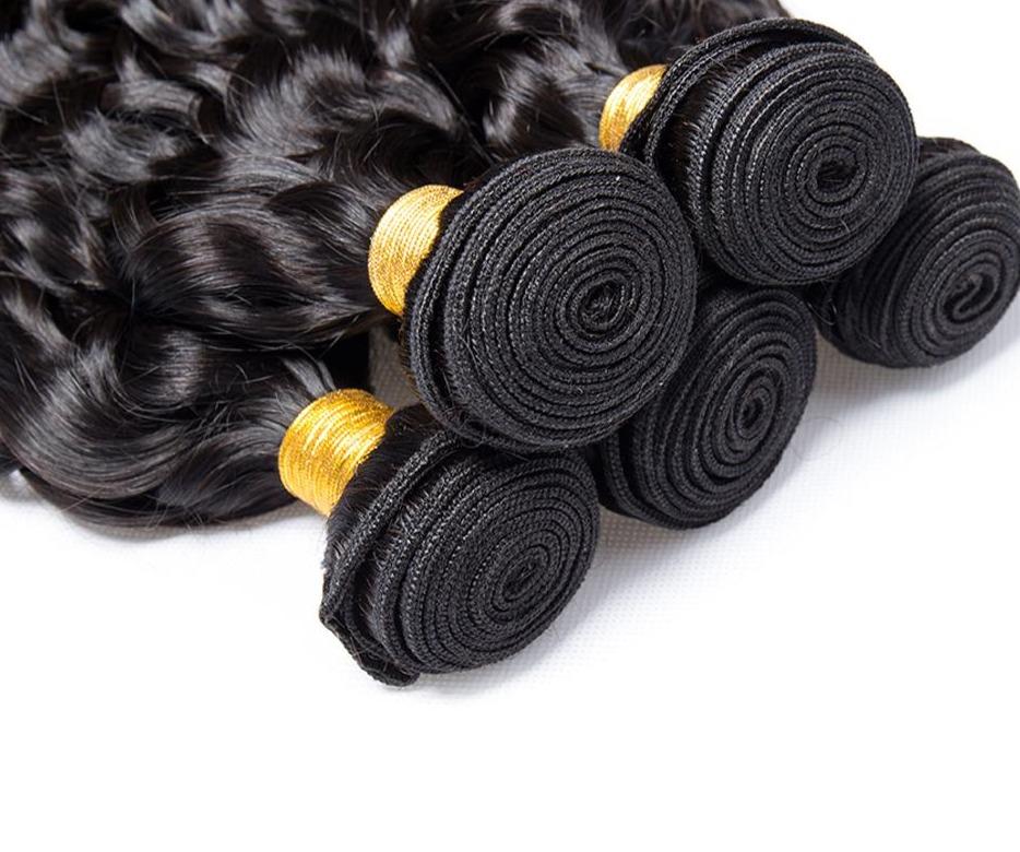 Jerry Curl 10A Grade 3/4 bundles with 13x4 Frontal - HAB 