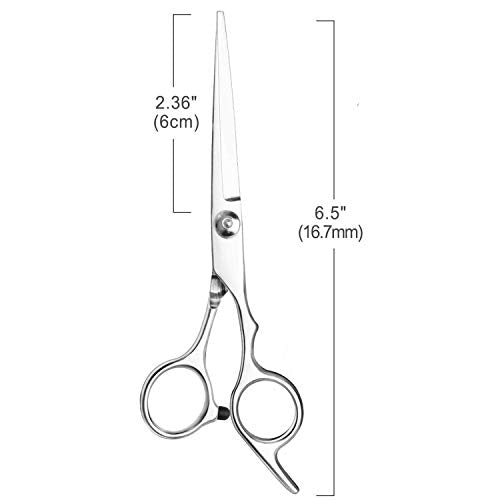 Hair Cutting Scissors Hair Shears- Hair Scissors Hairdressing Shears Sizzors Sheers Scissors Hair for Kids Women Men - HAB 