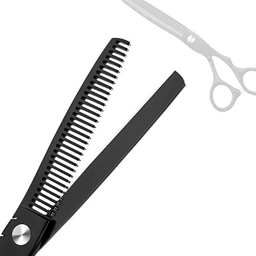 Hair Cutting Scissors Professional Home Haircutting Barber Salon Thinning Shears Kit 6CR 660C stainless steel with Comb and Case for Men/Women - HAB 