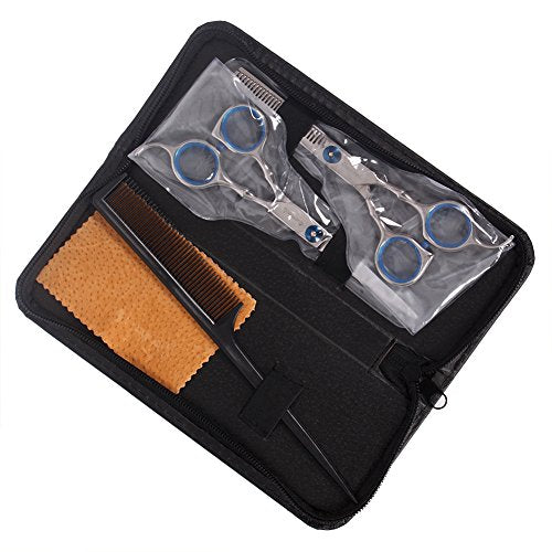 Professional Hair Cutting Scissors Barber Shears Set with Storage Case (Rose Gold) - HAB 