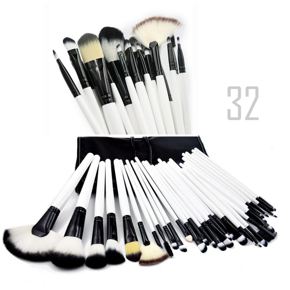 Sculptor 32 Piece High Quality Wooden Makeup Brush Set - HAB 