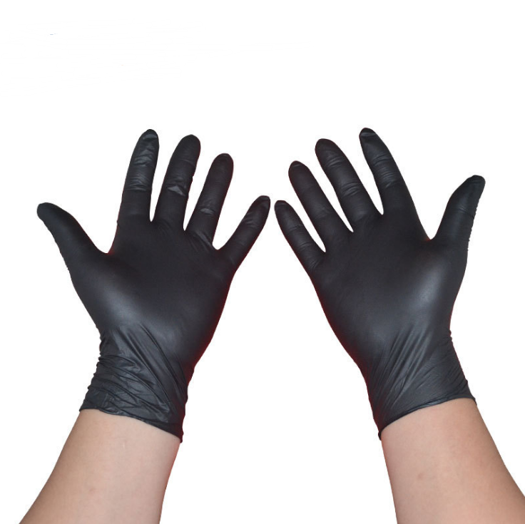 Black Nitrile Disposable Gloves - HAB 