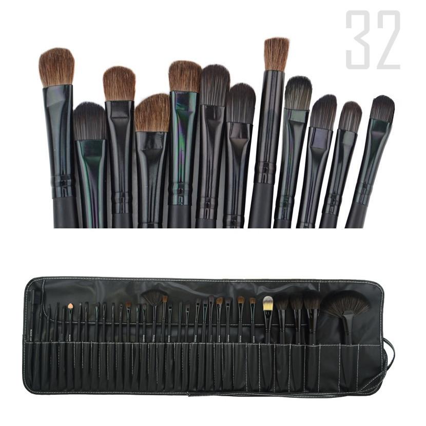 Sculptor 32 Piece High Quality Wooden Makeup Brush Set - HAB 