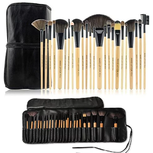 24 Piece High Quality Makeup Brush Set - HAB 