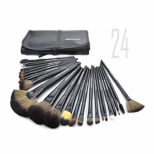 24 Piece High Quality Makeup Brush Set - HAB 