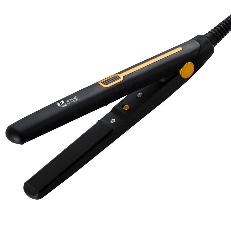 New Professional 2 in 1 Portable Hair Curler Hair Straightener Mini Flat Iron - HAB - Hair And Beauty