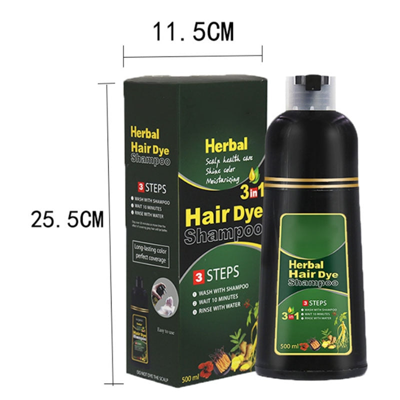 Foam Hair Dye Multi-color foam hair dye Shampoo Herbal Hair Dye Convenient Home hair products Natural Non-Scalp Hair Care - HAB - Hair And Beauty