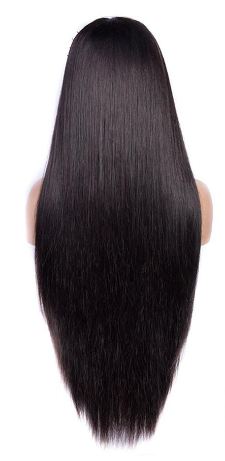 Straight Hair Wigs with Bang Human Hair Wigs - HAB 