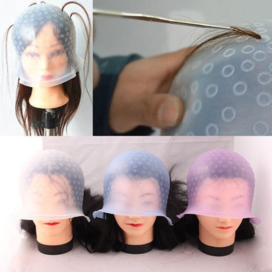 1pcs Pro Salon Dye Silicone Cap Hair Color - HAB - Hair And Beauty