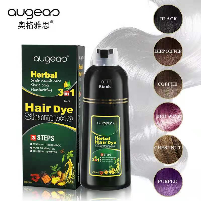 Foam Hair Dye Multi-color foam hair dye Shampoo Herbal Hair Dye Convenient Home hair products Natural Non-Scalp Hair Care - HAB - Hair And Beauty