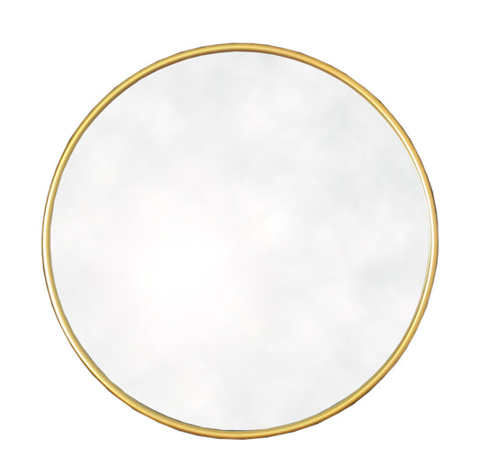 Round Gold Mirror - HAB 