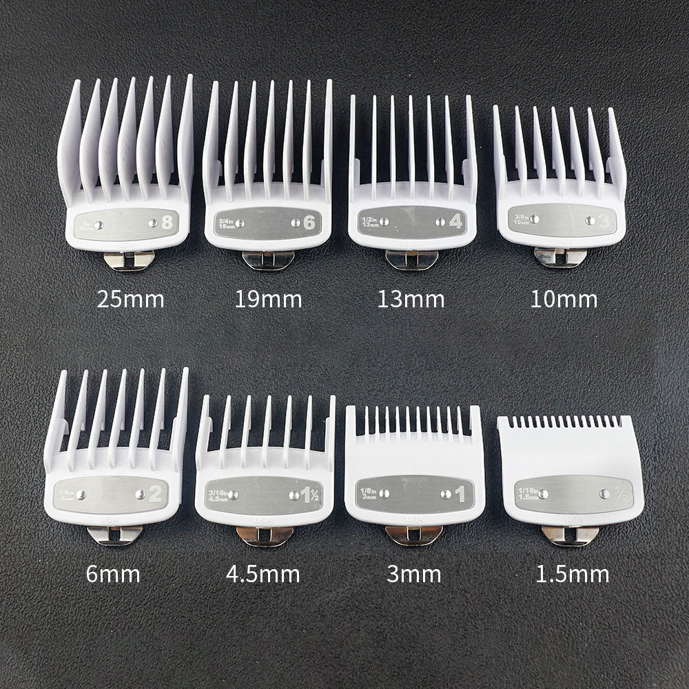 8pcs/10pcs universal hair clipper limit comb guide attachment set - HAB - Hair And Beauty