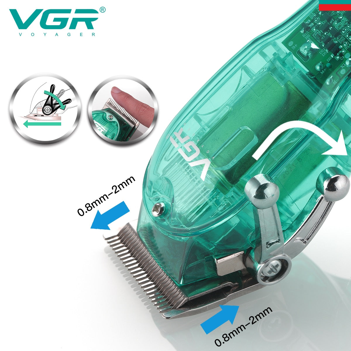 VGR V-660 Professional Hair Trimmer For Barber Clipper - HAB - Hair And Beauty