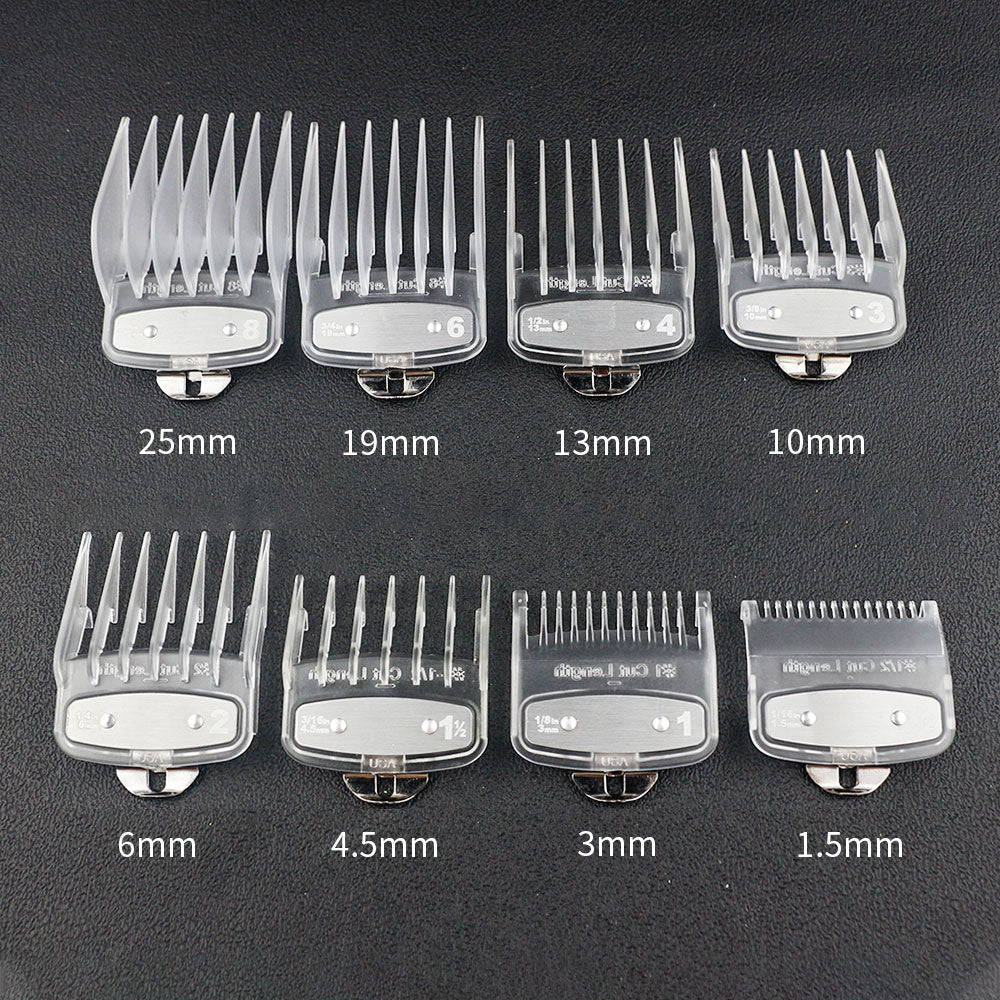 8pcs/10pcs universal hair clipper limit comb guide attachment set - HAB - Hair And Beauty