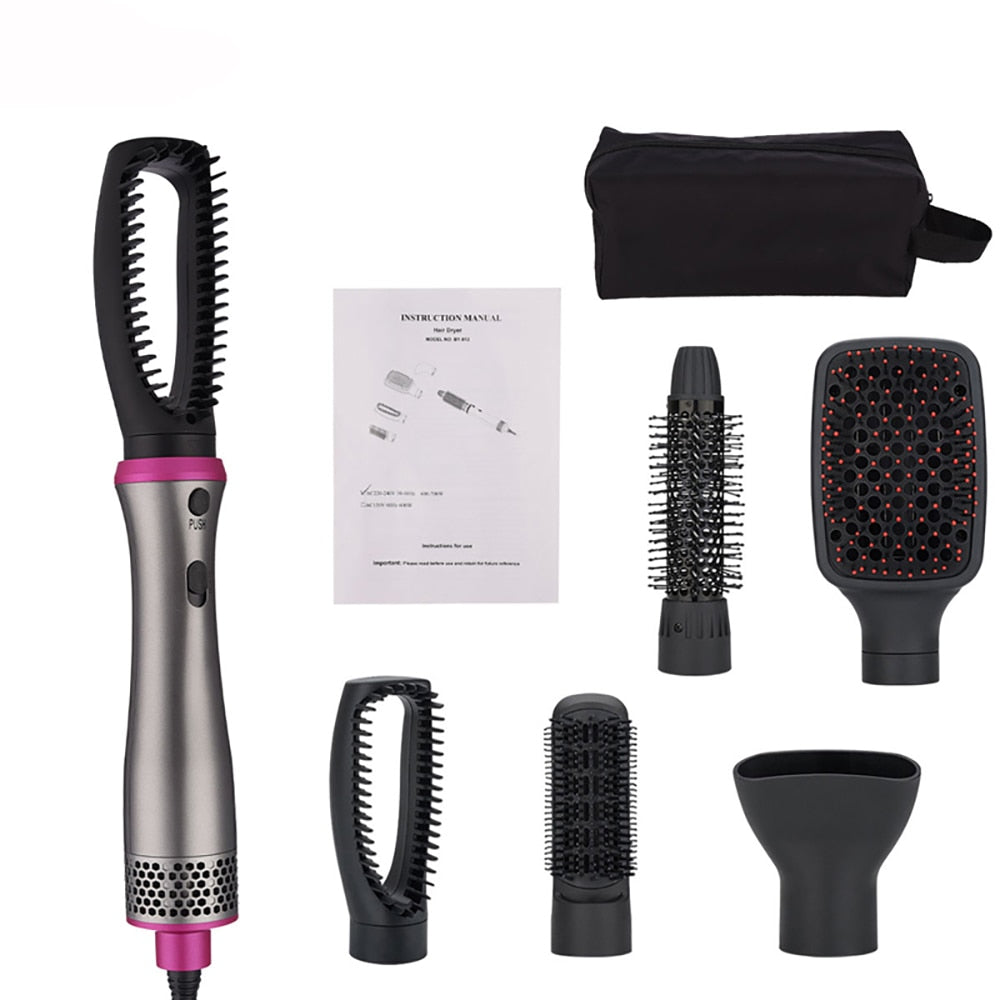 One Step Hot Air Brush 5 in 1 Electric Comb - HAB - Hair And Beauty