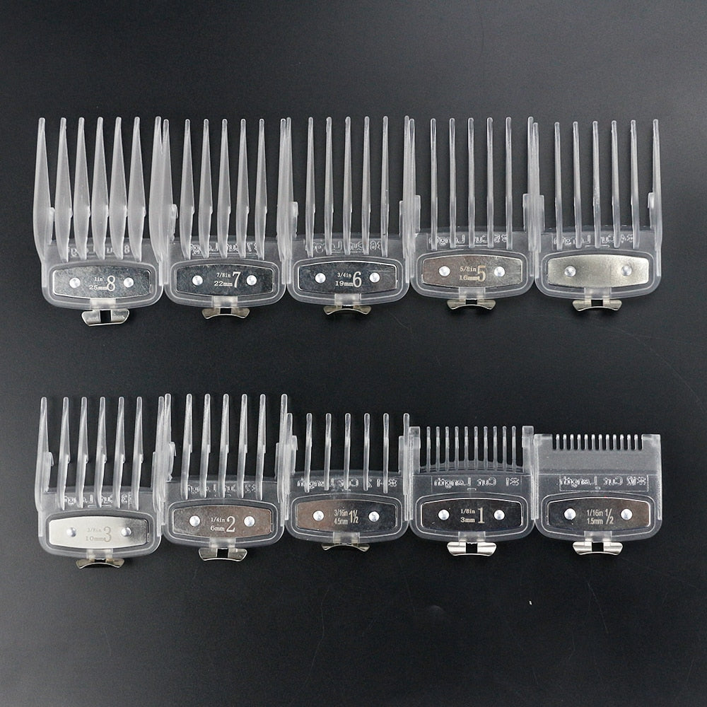 8pcs/10pcs universal hair clipper limit comb guide attachment set - HAB - Hair And Beauty