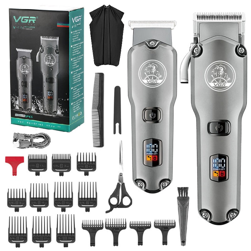 VGR Cordless Combo Kit Hair Trimmer - HAB - Hair And Beauty