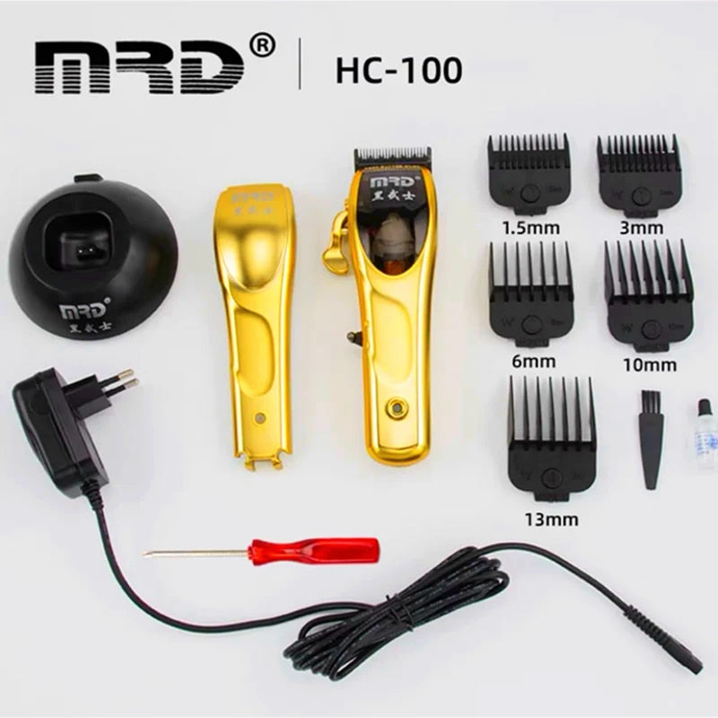 MRD Hair clipper ,Professional men&#39;s hair clipper，Metal cordless Barber，Adjustable Barber，Multifunctional Barber，10000 rpm - HAB - Hair And Beauty