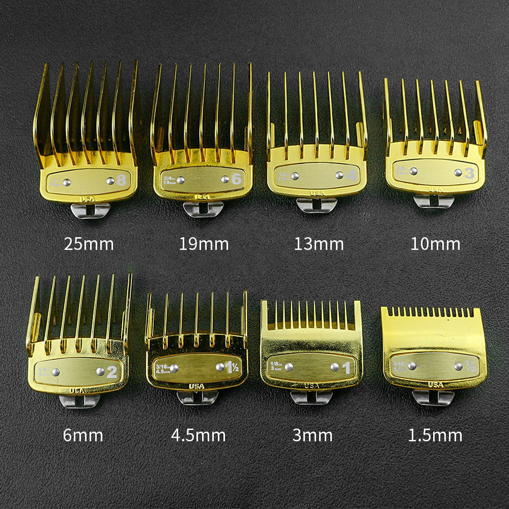 8pcs/10pcs universal hair clipper limit comb guide attachment set - HAB - Hair And Beauty