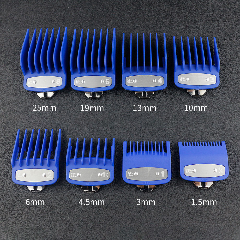 8pcs/10pcs universal hair clipper limit comb guide attachment set - HAB - Hair And Beauty