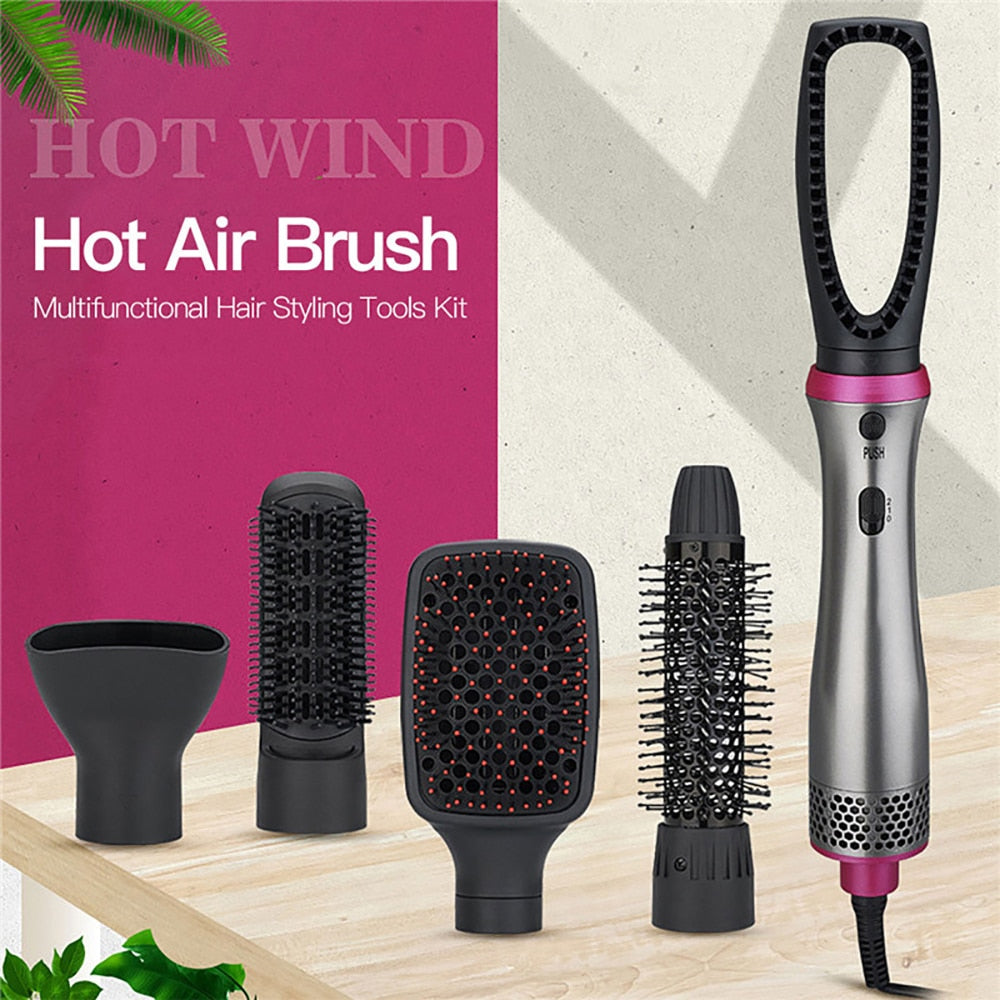 One Step Hot Air Brush 5 in 1 Electric Comb - HAB - Hair And Beauty