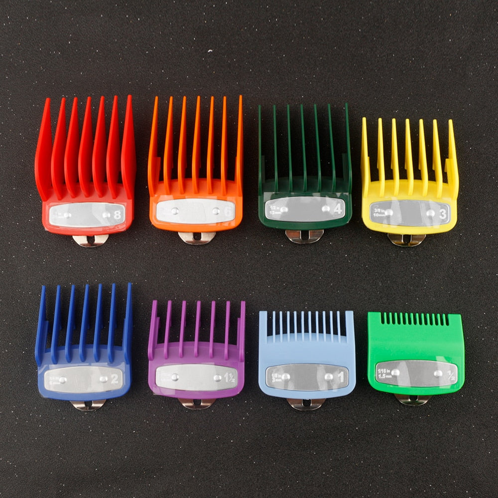 8pcs/10pcs universal hair clipper limit comb guide attachment set - HAB - Hair And Beauty