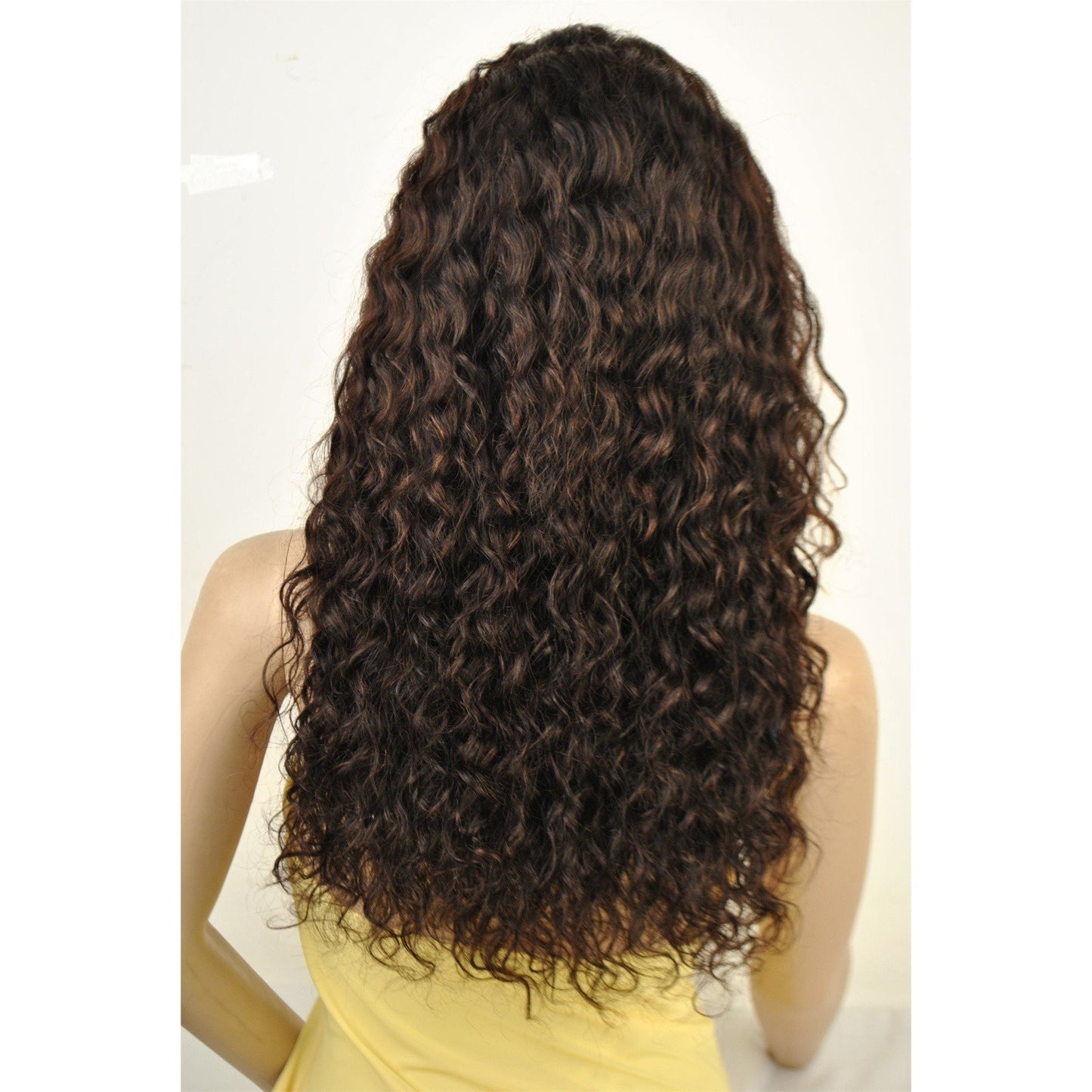 SWISS LACE WIG.100% Virgin Human Hair. SPANISH CURL TEXTURE. 20" - HAB 