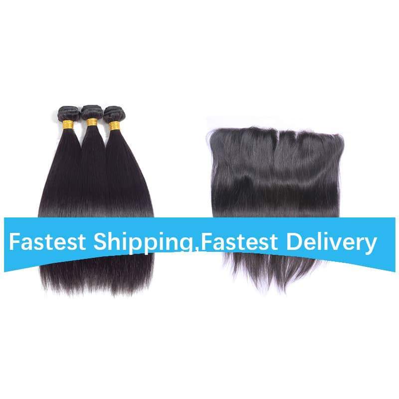 BeuMax Hairs 9A Grade Brazilian Human Hair Extension Straight Hair - HAB 