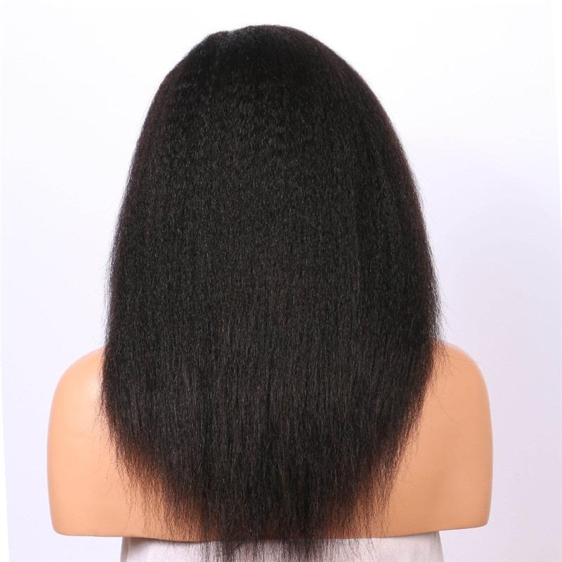 Kinky Straight U part Human Hair Wigs - HAB 