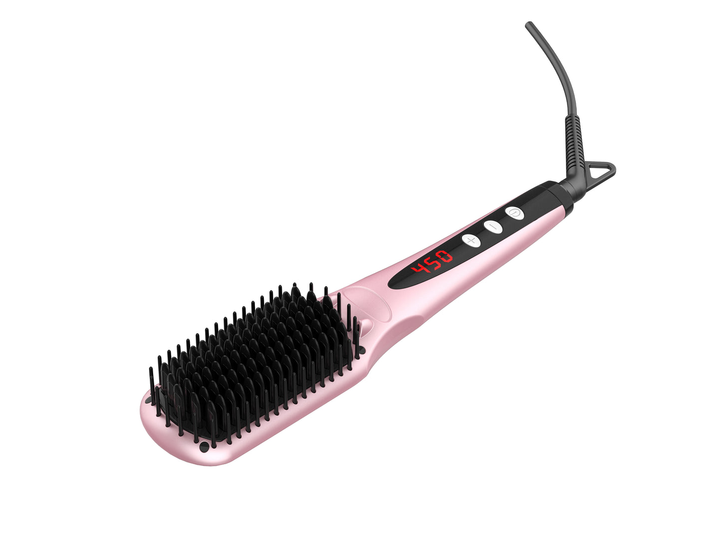 Miropure 2-in-1 Ionic Enhanced Hair Straightener Brush - HAB 