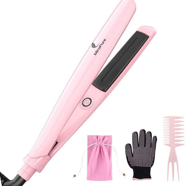 MiroPure 2-in-1 Infrared Ceramic Flat Iron Hair Straightener - HAB 