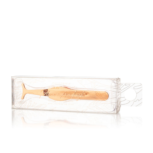 Almost Famous Magnetic Eyelash Applicator Tweezers - Rose Gold - HAB 