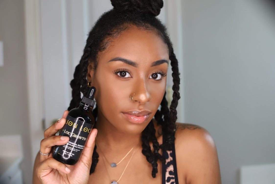 Lion Locs Growth Oil & Scalp Relaxer | Light Styling Moisturizer - HAB 