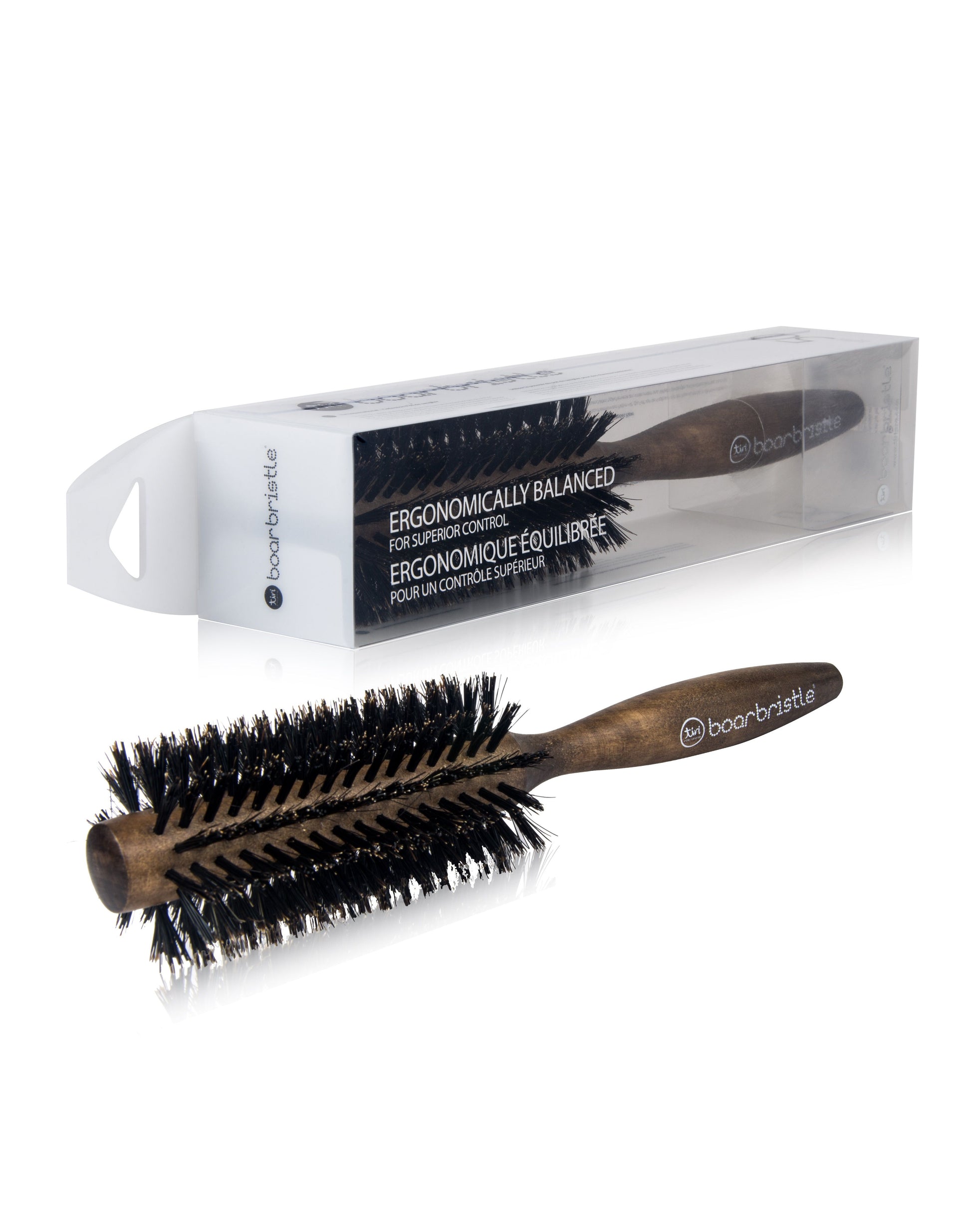 TiriPro 50mm Professional Round Brush with Premium Boar Bristle - HAB 