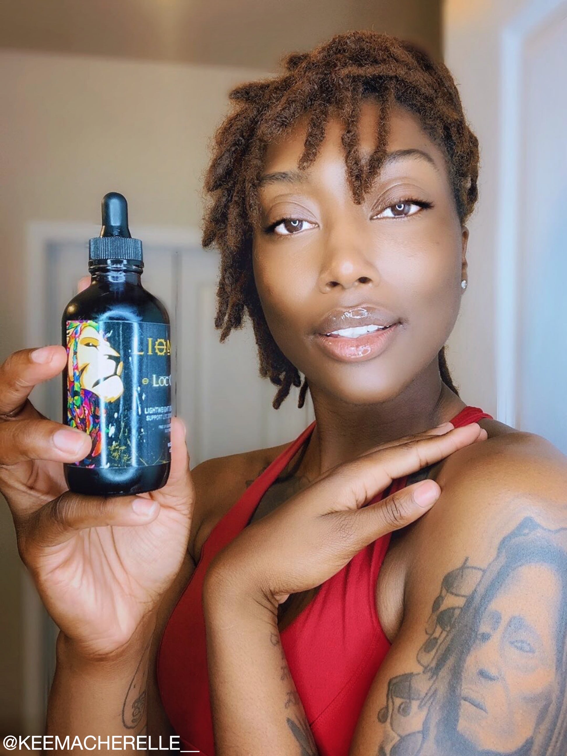 Lion Locs Growth Oil & Scalp Relaxer | Light Styling Moisturizer - HAB 