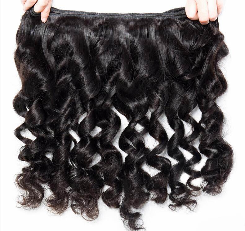 Loose Wave 10A Grade 3/4 Bundles with 4x4 Closure - HAB 