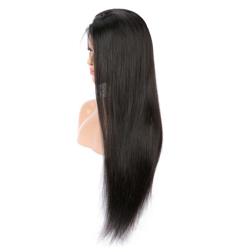 13x6 Straight Frontal Human Hair Wigs - HAB 