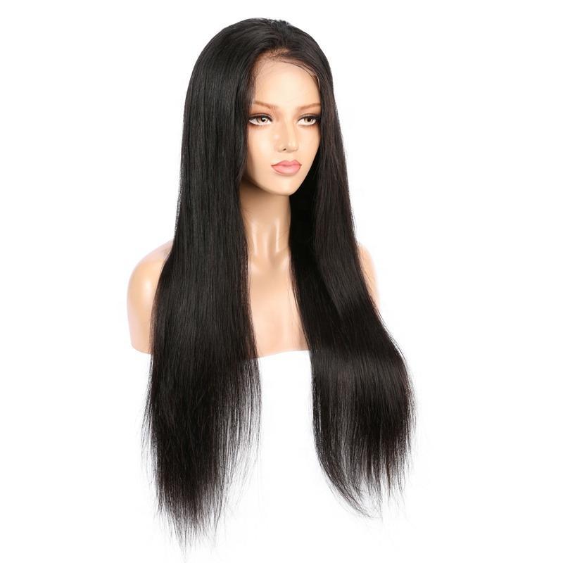 13x6 Straight Frontal Human Hair Wigs - HAB 