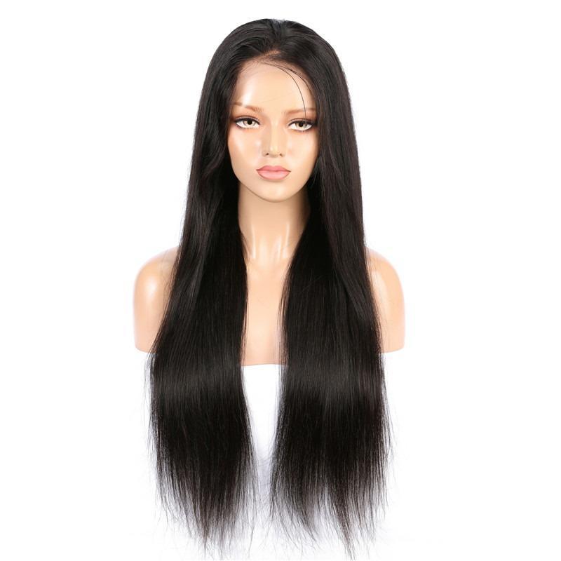 13x6 Straight Frontal Human Hair Wigs - HAB 