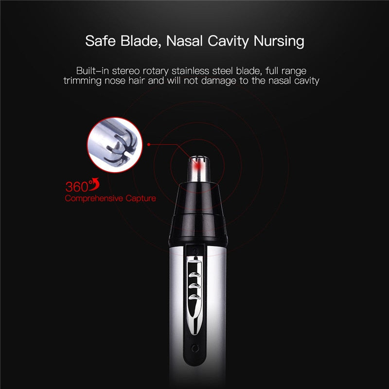 Fast shaving Men Electric Nose Ear Hair Trimmer Painless Women trimming sideburns eyebrows Beard hair clipper cut Shaver49 - HAB 