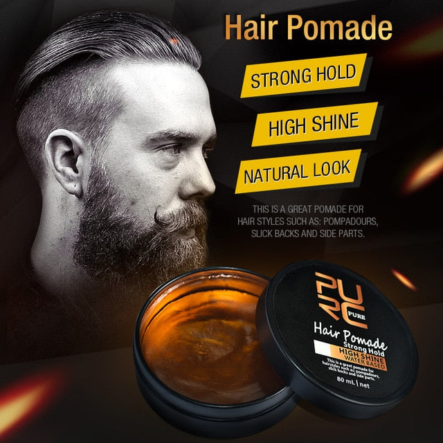 Fashion Matte Finished Hair Styling Clay Daily Use Mens Hair Clay High Strong Hold Low Shine Hair Styling Wax 100ml / 3.33fl oz - HAB 